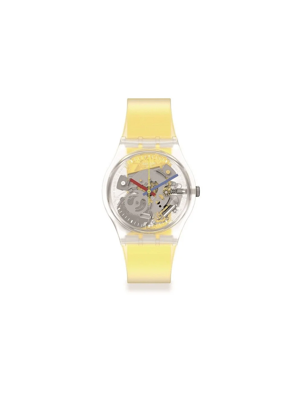 Orologio Swatch Clearly Yellow  Striped