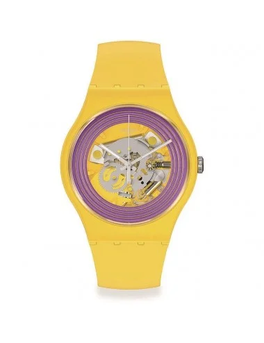 Orologio Swatch Purple Ring Yellow