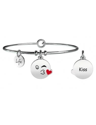 Bracciale Kidult collezione symbols donna acciaio Kiss