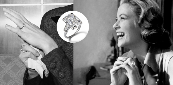I due anelli di fidanzamento di Grace Kelly